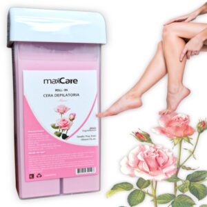 Cera Depilatoria Roll-On Rosa maxCare