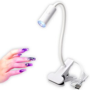 Mini Lampara UV/LED portatil de uñas, ideal para uñas soft gel, 2.5 watts, 1 led, 8.5 x 34.5 cm, Cod. 131228