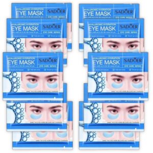 Set de 10 parches hidratantes para ojos con acido hialuronico Sadoer
