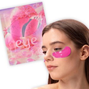 Mascarilla o parche hidratante para ojos con colageno Coral Pink Kormesic