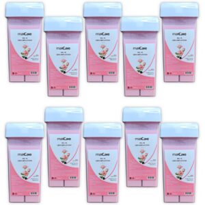 Set de 10 Ceras Roll-on Rosa maxCare