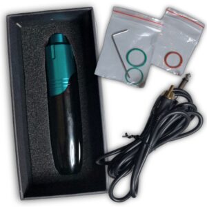 Máquina de Tatuajes Alámbrica, de baja vibración , Modelo HY10053, Funciona con fuente de poder adicional