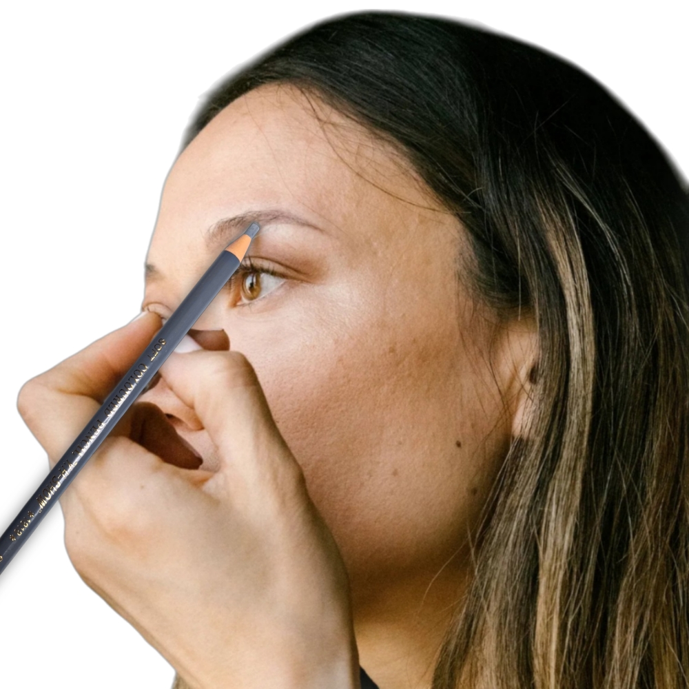 Lápiz a prueba de agua, para trazado de cejas, Visajismo, color gris - Imagen 2