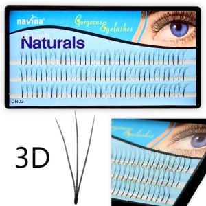 Extensiones de Pestañas Navina 3D Natural 12 mm