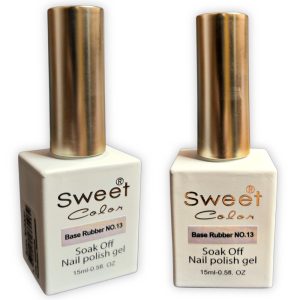 Base Rubber para uñas Sweet Color 15 ml. Nro. 13