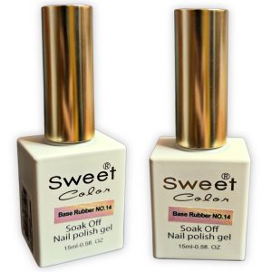 Base Rubber para uñas Sweet Color 15 ml. Nro. 14