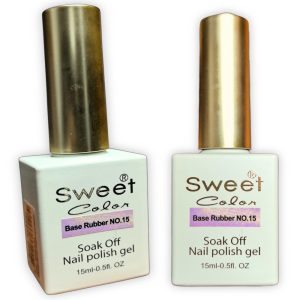 Base Rubber para uñas Sweet Color 15 ml. Nro. 15