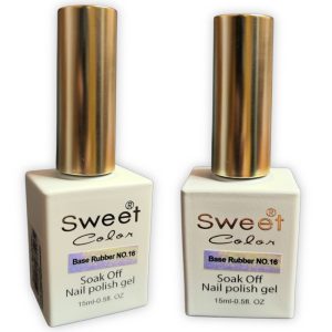 Base Rubber para uñas Sweet Color 15 ml. Nro. 16