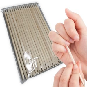 Pack de 50 palos de naranjo para manicure y pedicure