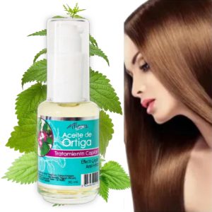 Aceite de flor de ortiga, fortalece y evita la caída papilar 30ml.