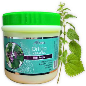 Mascarilla Capilar con Ortiga y Keratina, fortalece y evita la caída capilar, 1kg