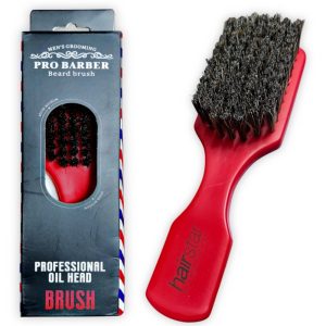 Cepillo profesional para barba Pro Barber Rojo