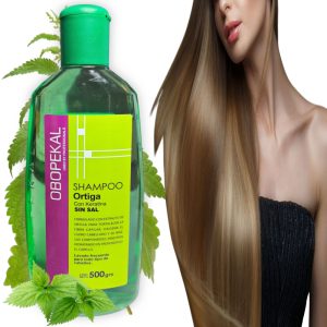 Shampú Capilar con Ortiga sin Sal Obopekal 500 gr.