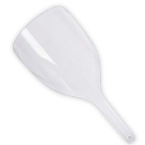 Protector facial ergonomico de acrilico, para evitar intoxicación por químicos o alergias en la peluquería