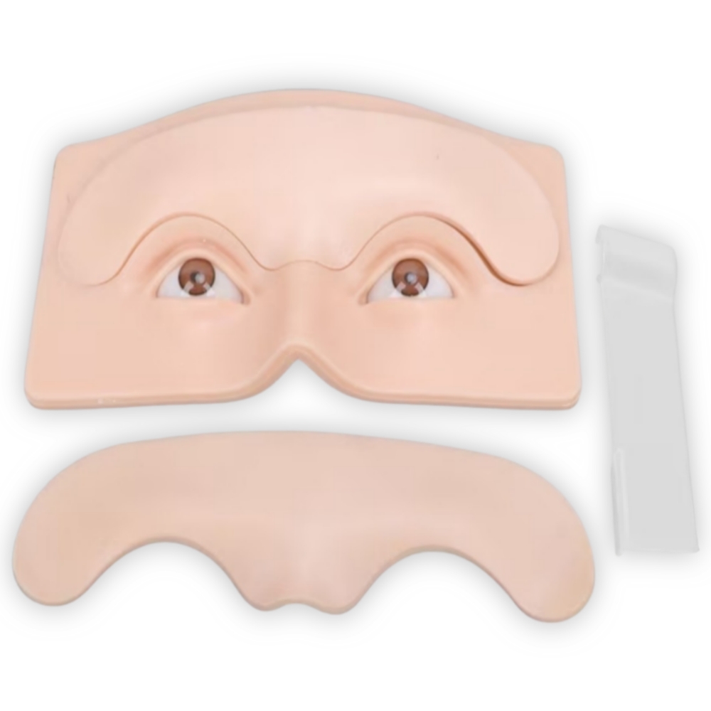 Kit para práctica de maquillaje en ojos, cejas y pestañas. - Imagen 2