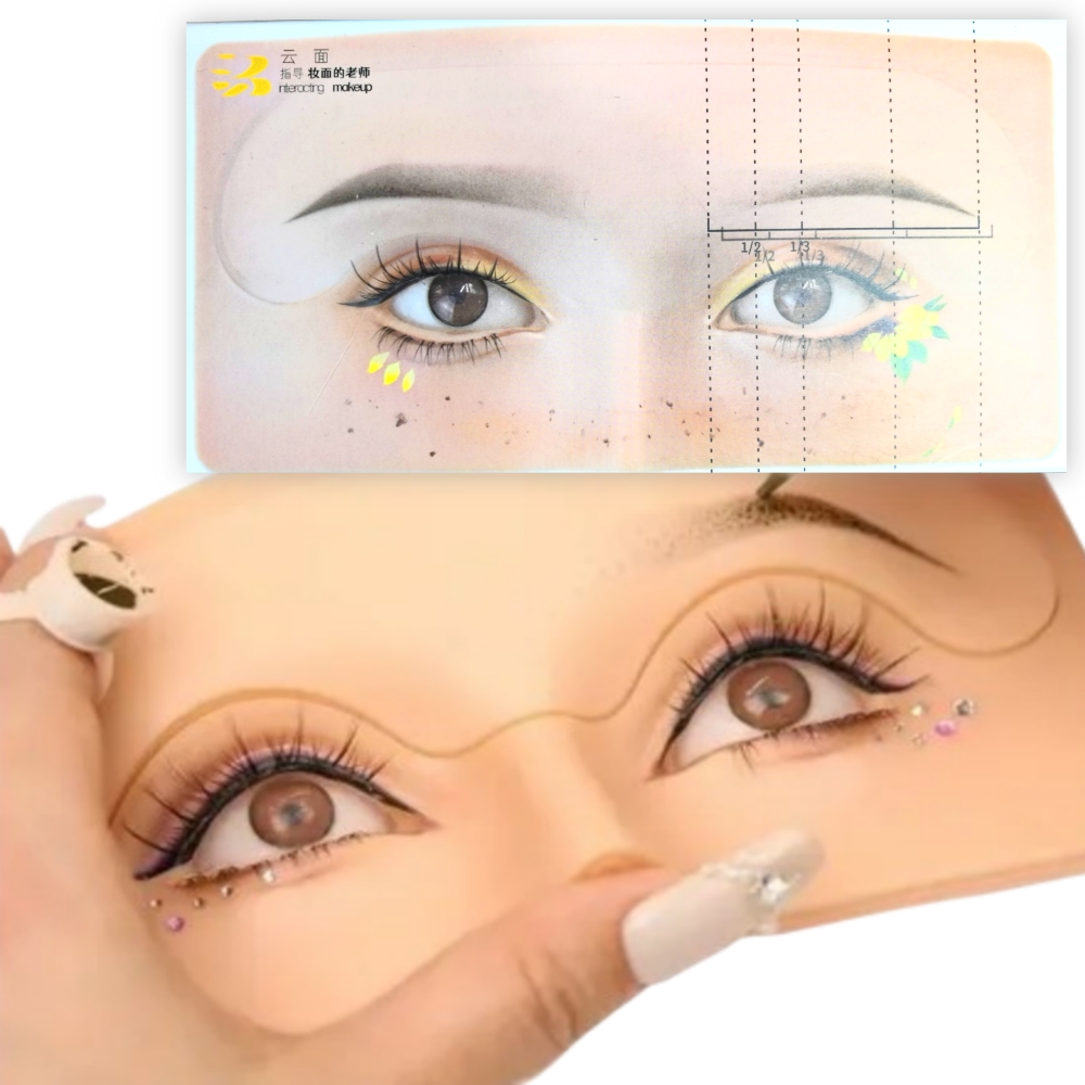 Kit para práctica de maquillaje en ojos, cejas y pestañas. - Imagen 3