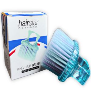 Cepillo para barbería tipo anillo Hairstar Azul