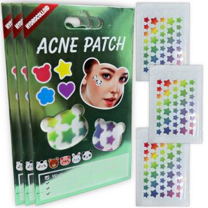 Pack de 3 sets de Parches Hidrocoloides para el acné. Estrellas.