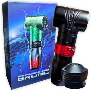 Máquina profesional de Tatuajes Bronc Tough, inalámbrica, con stroke ajustable Negro