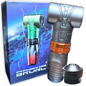 Máquina profesional de Tatuajes Bronc Tough, inalámbrica, con stroke ajustable Gris