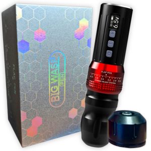 Máquina profesional de Tatuajes Profesional, Big wasp, inalámbrica con stroke ajustable Negro