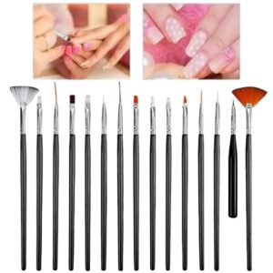 Set de 15 pinceles para uñas