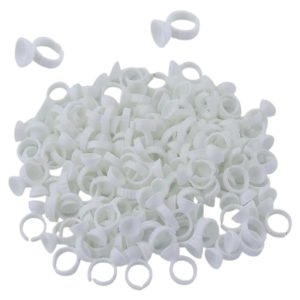 Pack de 100 anillos multiusos para pigmento y Pegamento Ext. De Pestañas