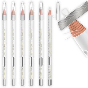 Pack 6 lapíces delineadores de cejas blanco Cosmetic Art