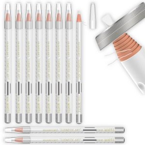 Pack 10 lapíces delineadores de cejas blanco Cosmetic Art