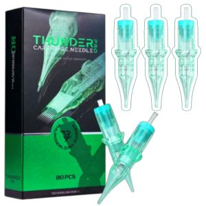 Set 20 Agujas Para Dermógrafos U1, U1 PRO, TP006, P90, P90 PRO... Thunderlord Pro Biomaser 3RL 0.35
