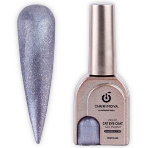 Esmalte ojo de gato cherimoya Diamond glitter 015 Lila