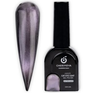 Esmalte ojo de gato cherimoya Glitter Clear 006