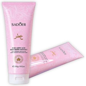 Sal de baño hidratante de rosa Sadoer 250 g