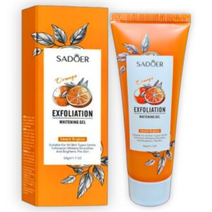 Exfoliante blanqueador facial con extracto de naranja Sadoer 50 g