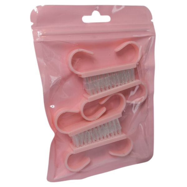 Set de 4 mini cepillos para pulir y/o limpiar las uñas, cepillos manicure - Imagen 2
