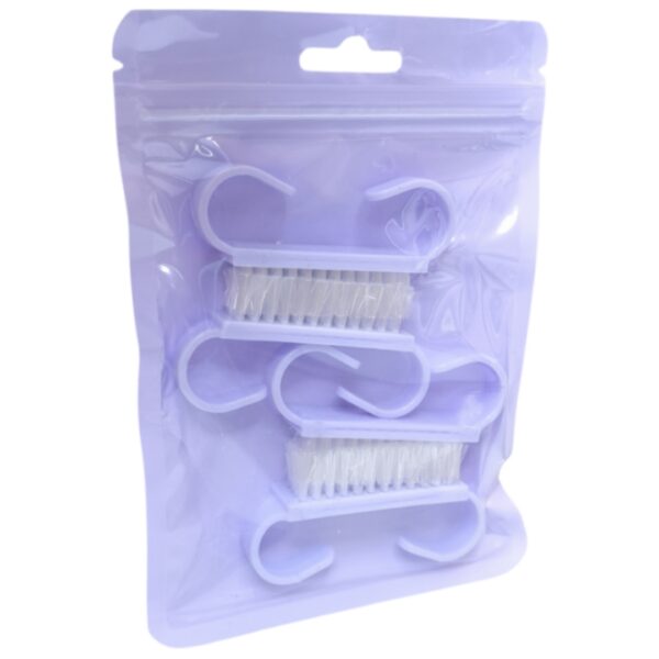 Set de 4 mini cepillos para pulir y/o limpiar las uñas, cepillos manicure - Imagen 3