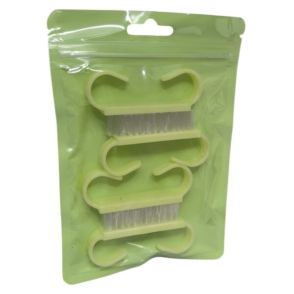 Set de 4 mini cepillos para pulir y/o limpiar las uñas, cepillos manicure - Imagen 4