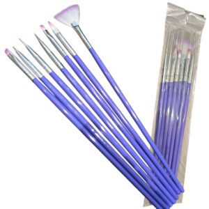 Set de 7 pinceles multifuncionales para cejas, maquillaje, uñas…