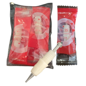 Pack de 10 agujas para dermografo charmant II, 1 Punta