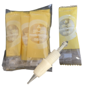 Pack de 10 agujas para dermografo charmant II, 3 Puntas