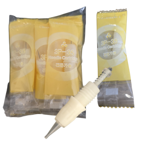 Pack de 10 agujas para dermografo charmant II, 3 Puntas