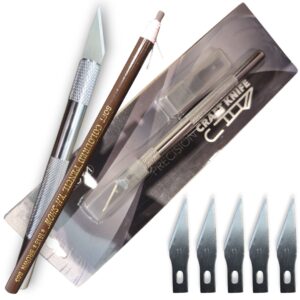 Lapiz dermográfico para diseño de cejas + set de Bisturíes