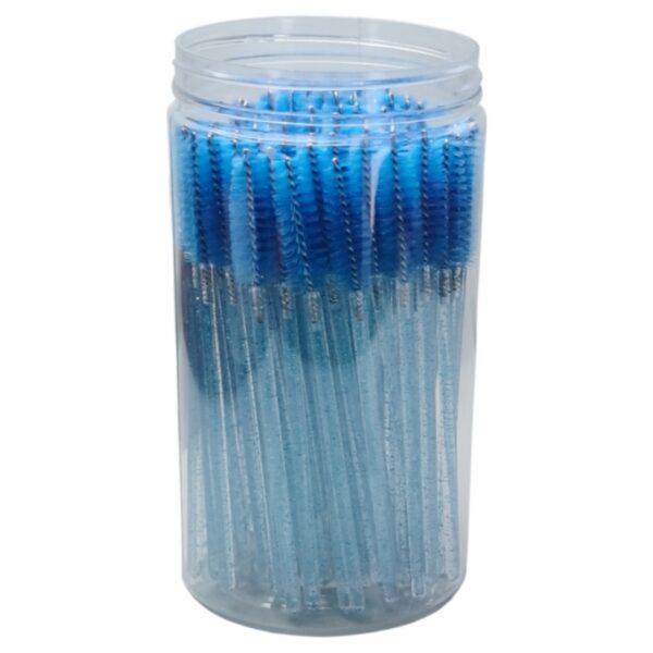 Set de 100 Cepillos de pestañas o goupillones con Glitter - Imagen 2