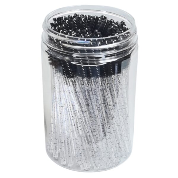Set de 100 Cepillos de pestañas o goupillones con Glitter - Imagen 3