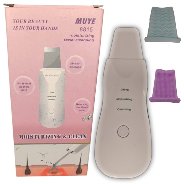 Paleta Ultrasónica, espatula limpiadora exfoliante, para limpieza facial profunda y/o Dermaplanig, uso facial y corporal