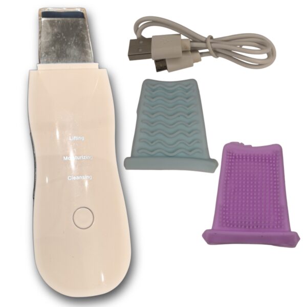 Paleta Ultrasónica, espatula limpiadora exfoliante, para limpieza facial profunda y/o Dermaplanig, uso facial y corporal - Imagen 2