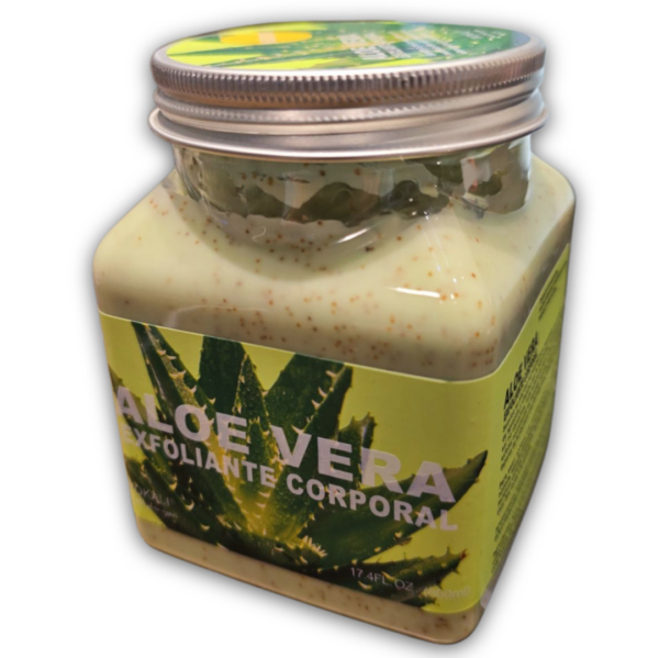 Exfoliante Corporal de Aloe Vera, de 500 ml