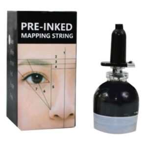 Hilo para mapping (diseño) de cejas con tinta negra, 20 mts