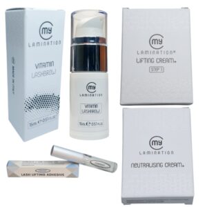 Kit completo para lifting my lamination, incluye: pasos 1 y 2 + Botox Dlux + pega lomansa