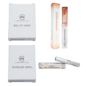 Kit completo para lifting my lamination, incluye: pasos 1 y 2 + Botox + pega lomansa